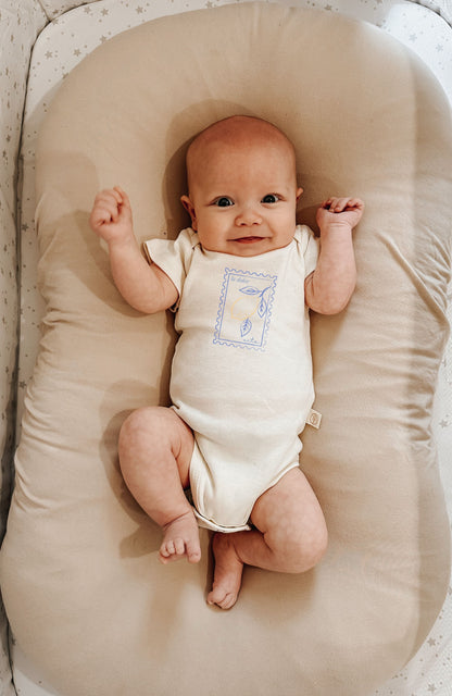 La Dolce Vita Stamp Organic Cotton Baby Bodysuit