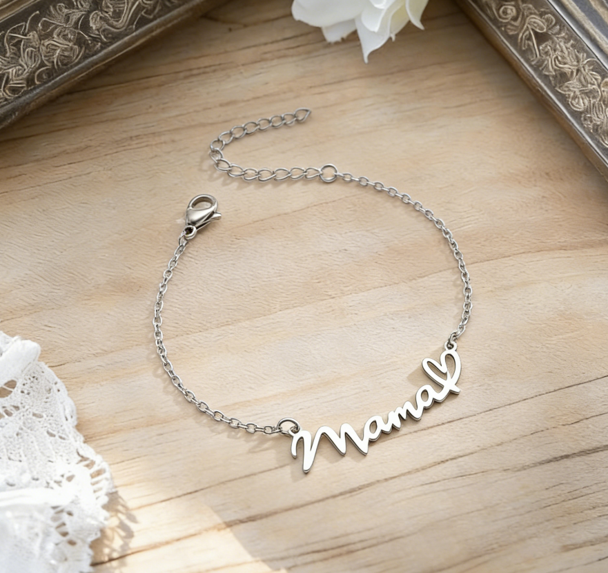 Mama Letter Stainless Steel Necklace