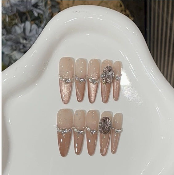 1035- Handmade press on nails fake nails removable