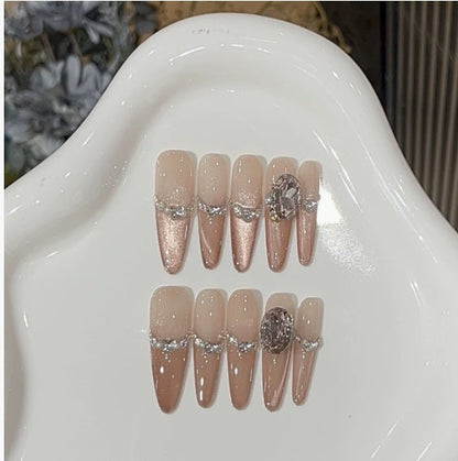 0995- Handmade press on nails fake nails removable