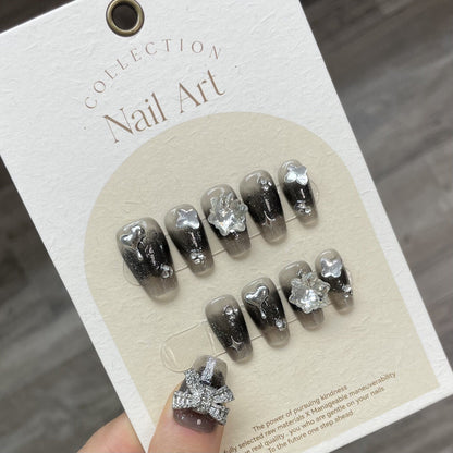 1022- Handmade press on nails fake nails removable