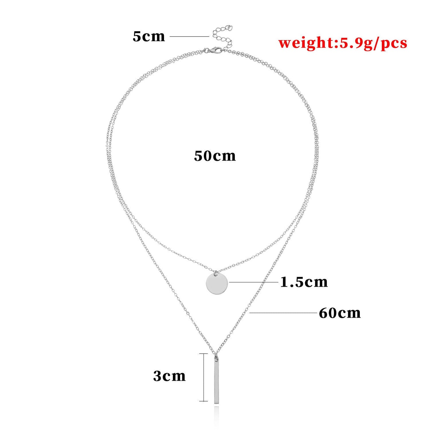 Choker Chain Coin Pendant Necklace