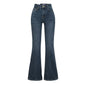 Women's Light Blue High Waist Slim Fit Bootcut Jeans