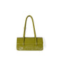 Design oil wax leather shoulder armpit bag, stylish tote bag, top handle purse for women