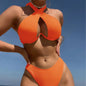 Solid Color Multi Color Sexy Quality Bikini Strappy Two Piece Set