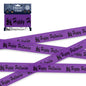 Halloween Warning Strip Tape - Plastic Isolation Decoration Tape for Horror Atmosphere
