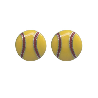 Rhinestone Football & Rugby Earrings for Women - Sparkling Sports Fan Dangle Drop Stud Earrings