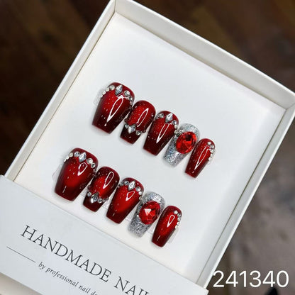 1028- Handmade press on nails fake nails removable