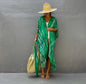 Women¡¯s Rayon Tie-Dye Beach Cover-Up ¨C Vacation Bikini Kimono, Sun Protection Swimsuit Outerwear