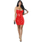 Women's Summer High-end Sleeveless Hip-wrapped Skirt Large Sequined Halter Suspender Dress Women