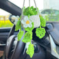 Car plant pendant Car decoration Rearview mirror pendant Creative wool in the car