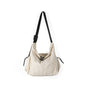 Student Versatile Casual Nylon Tote Bag Women, Design Thin and Large Capacity Shoulder Crossbody Bag,