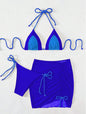 3 Piece Bikini Swimsuit Women's Split Swimsuit Bikini