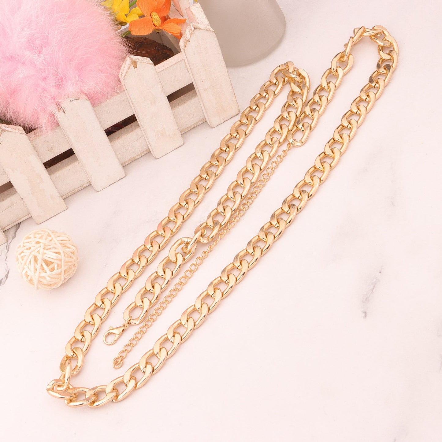 Chunky Chain Waist Belly Chain