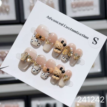 1031- Handmade press on nails fake nails removable