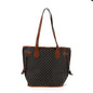 Ladies printed shoulder bag, versatile large capacity casual tote bag, big shoulder hobo bag