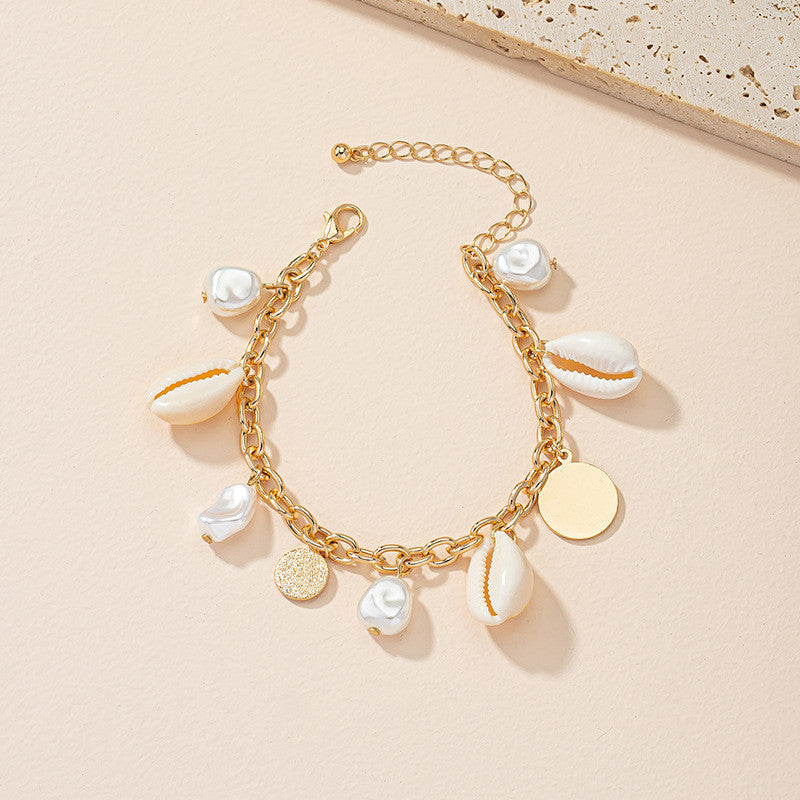Natural Shell Irregular Pearl Bracelet