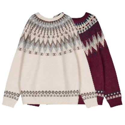 Crochet Knit Sweater Unisex