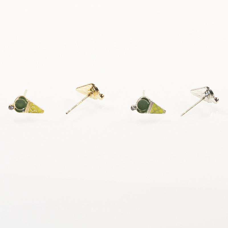 Enamel Ice Cream Earrings