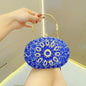 Clutch Purses for Women Evening Bag Nude Purse Luxury Handbag Bride Wallet Glitter Multicolor Rhinestone Bags
