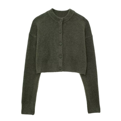 Women's Short Knit Cardigan Trendy
