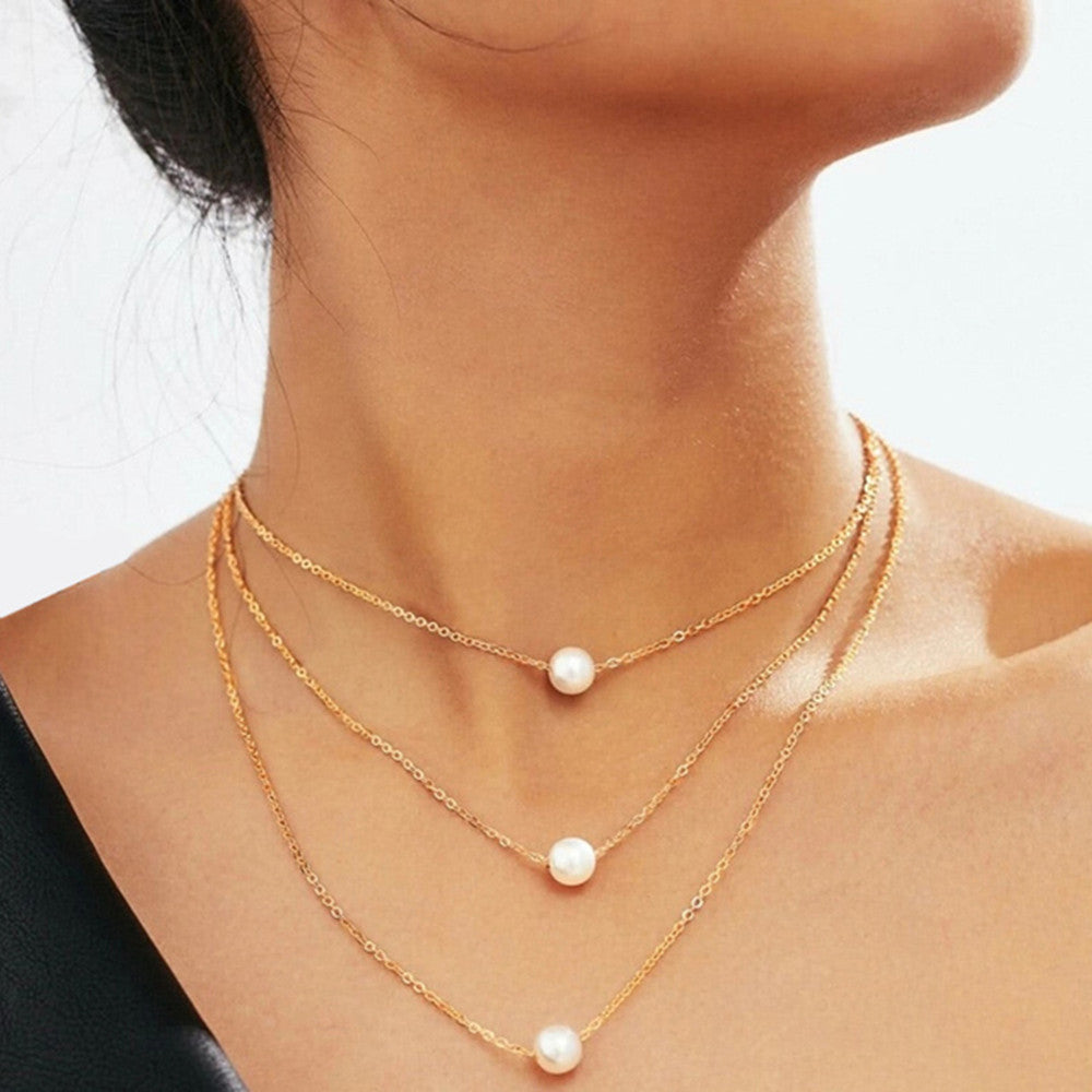 Pearl Daisy Necklace