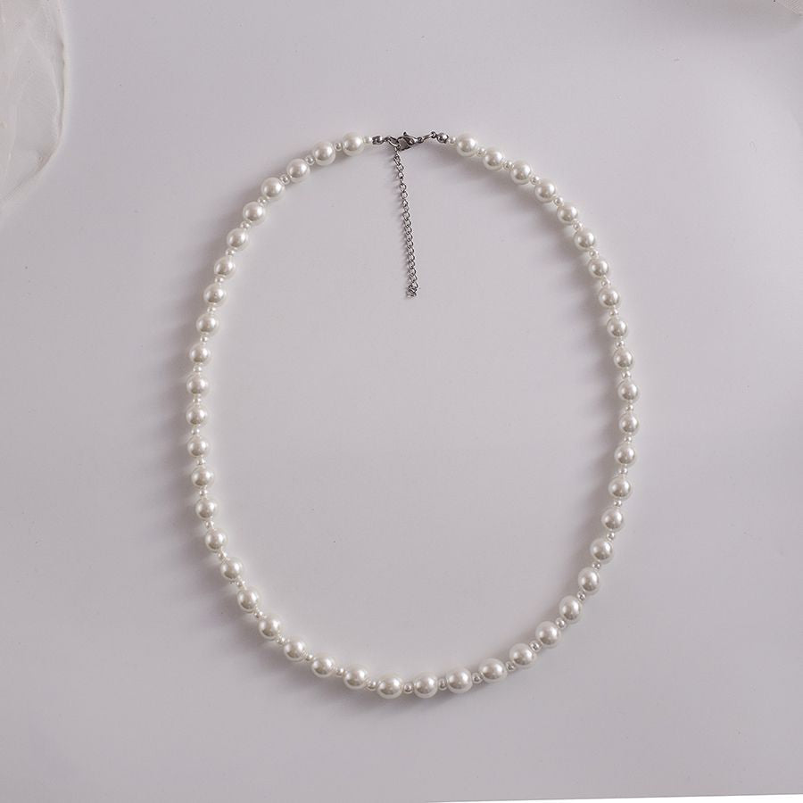 Boho Summer Beach Pearl Beads Necklace