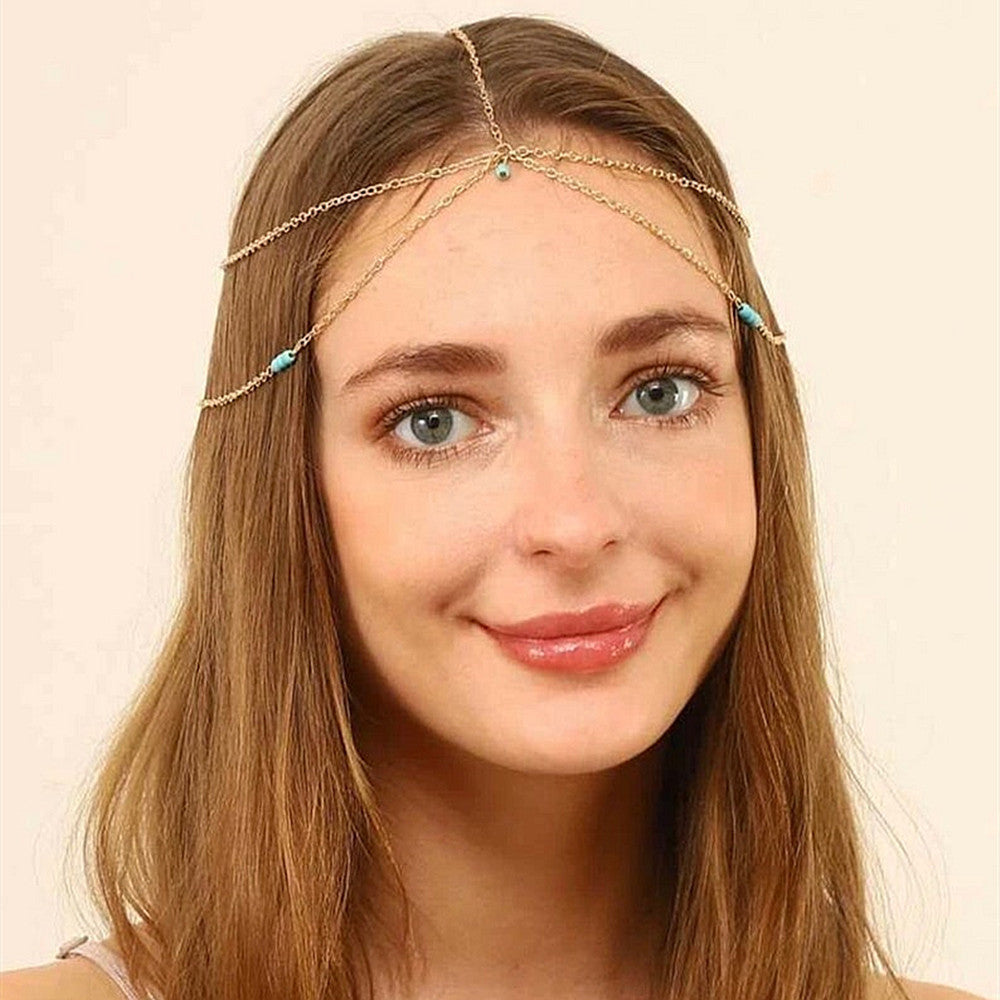 Bohemian Metal Tassels Head Chain