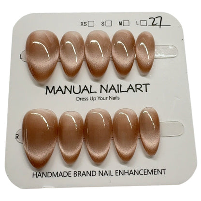 1026- Handmade press on nails fake nails removable