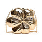 Elegant Flower Gold Acrylic Bag – Mini Dinner Bag & Prom Bag for Weddings, Parties, and Evenings