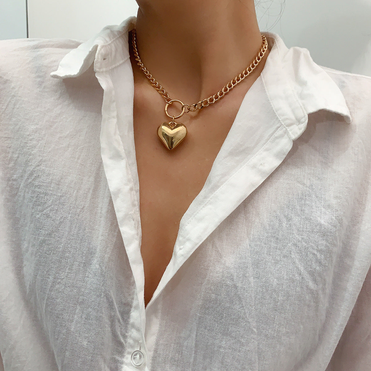 Heart Layered Necklace for Women