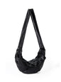 Wide shoulder strap soft leather croissant bag for women, simple and versatile shoulder Crossbody bag, small shoulder bag for women