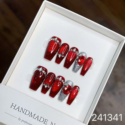 1028- Handmade press on nails fake nails removable