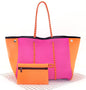 Neoprene Perforated Beach Bucket Bag – Two-in-One Mother-Child Tote, Large Swimming Sand-Proof Purse