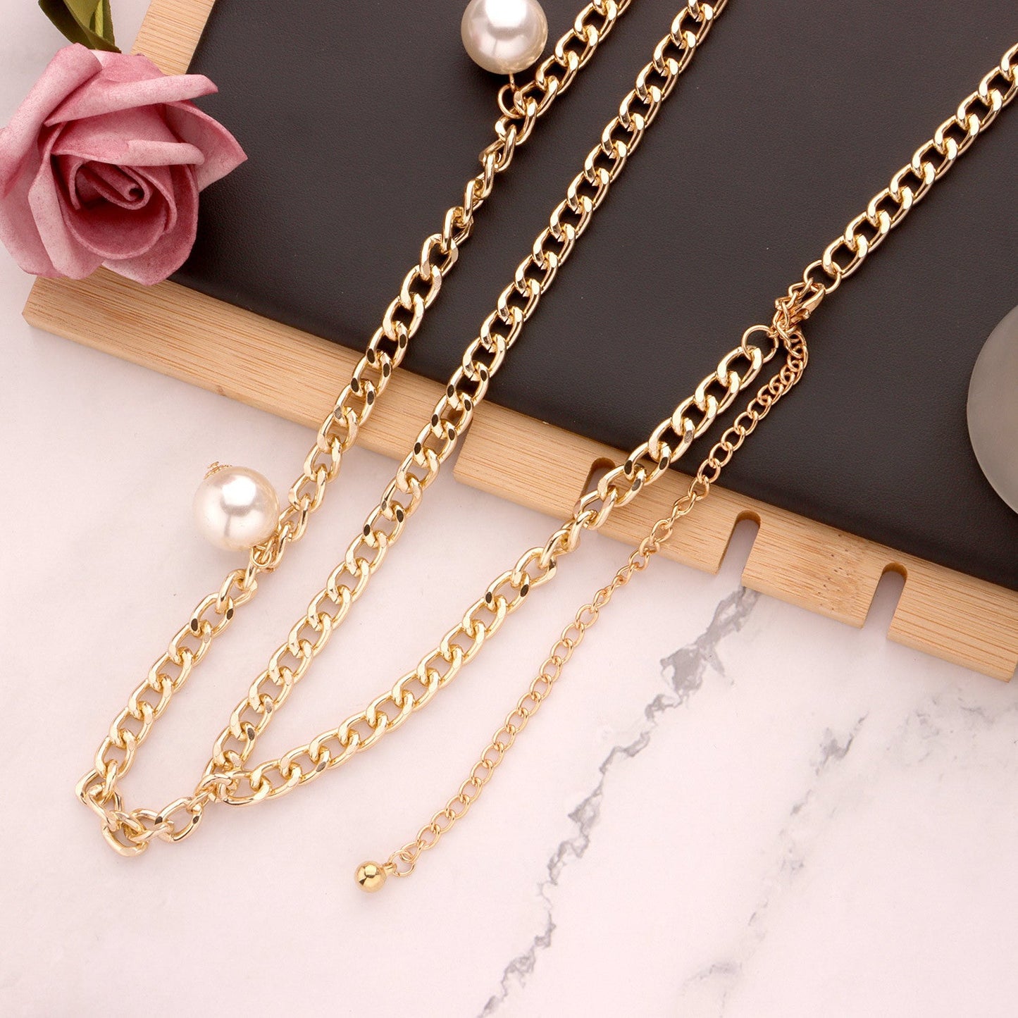 Waist Beads Plus Size Pearl Body Chain