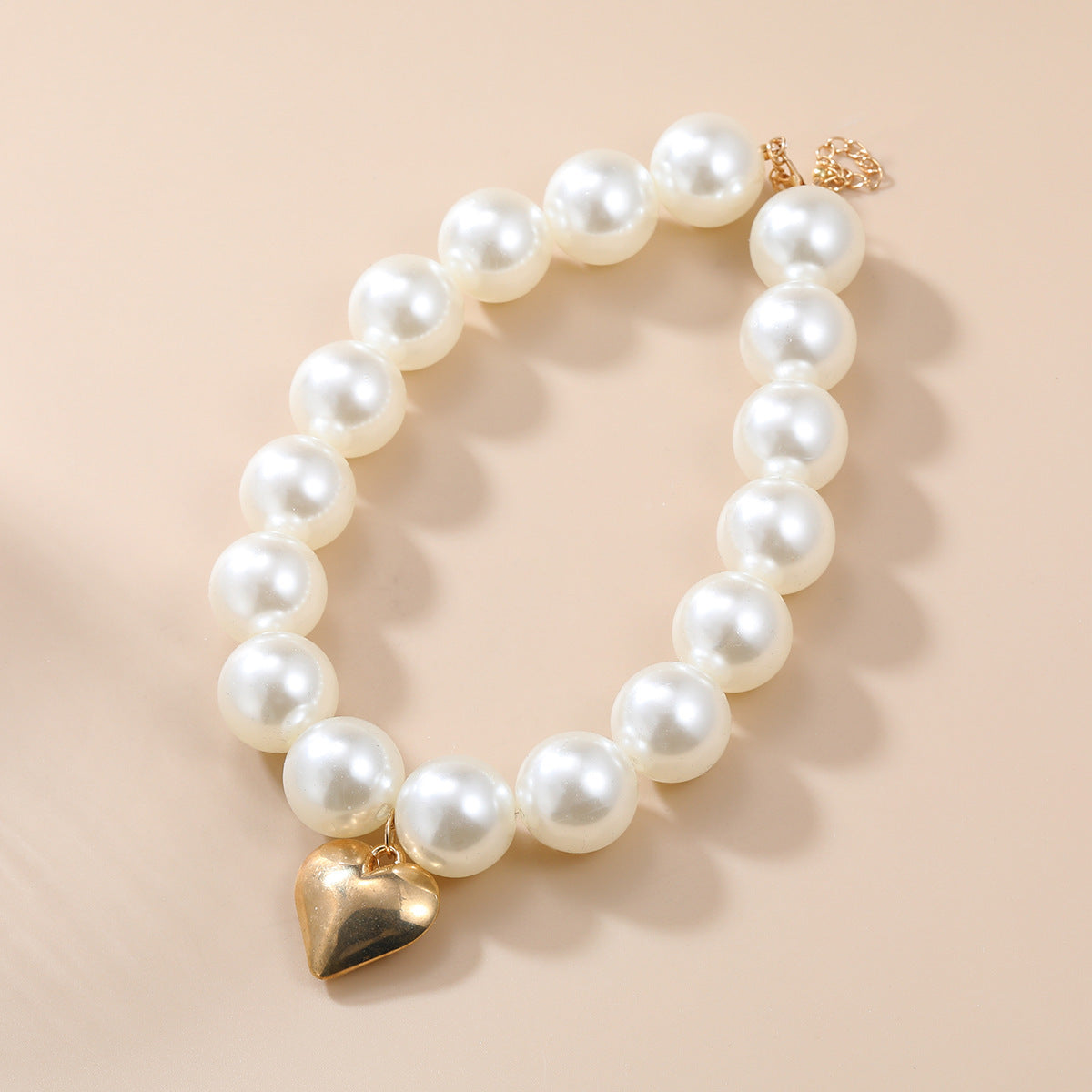 Exaggerated Large Beads Fashion Short Necklaces