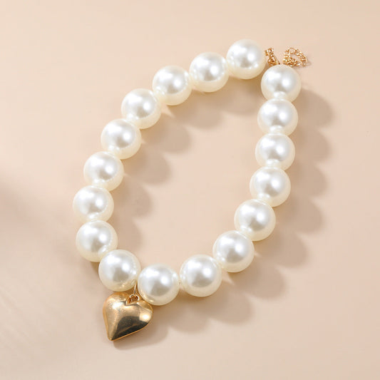 Exaggerated Large Beads Fashion Short Necklaces