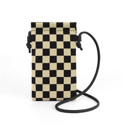Leather mobile phone bag, mini bag, small satchel for mobile phone, phone purse crossbody