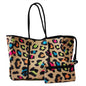 Neoprene Perforated Tote Set – Mother-Child Beach Bag, Water-Resistant Gym & Swim Duffle
