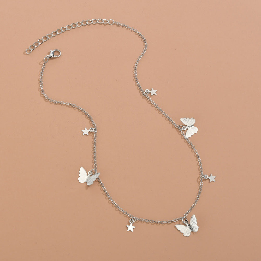 Butterfly Pendant Necklace for Women