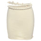 Wind summer fashion creative street sexy babes sleeveless navel knitted skirt set