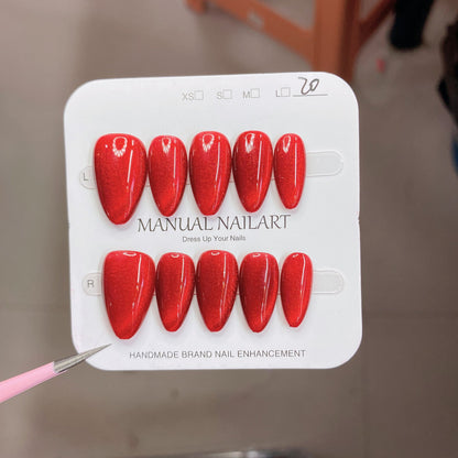 1026- Handmade press on nails fake nails removable