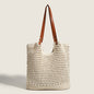 Hobo bag hand-woven, bag casual versatile slouchy bag, seaside vacation beach bag, large capacity shoulder bag