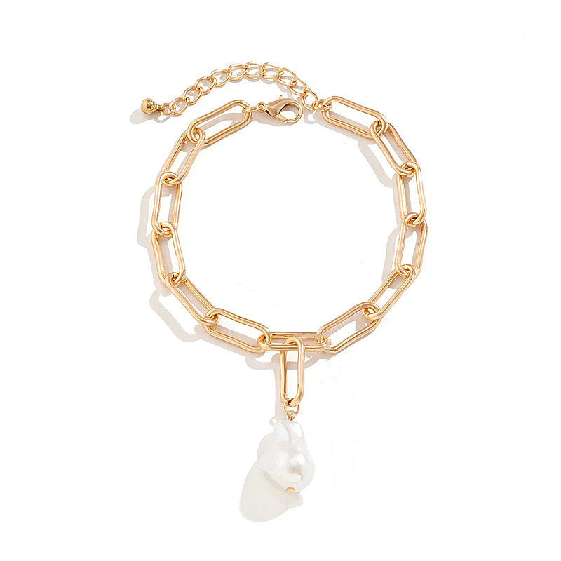 Paper Clip Chain Link Foot Anklet Jewelry