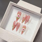 HandmadePress on Nails Sticker 3D Carving Pinch Spice Girl Explosion