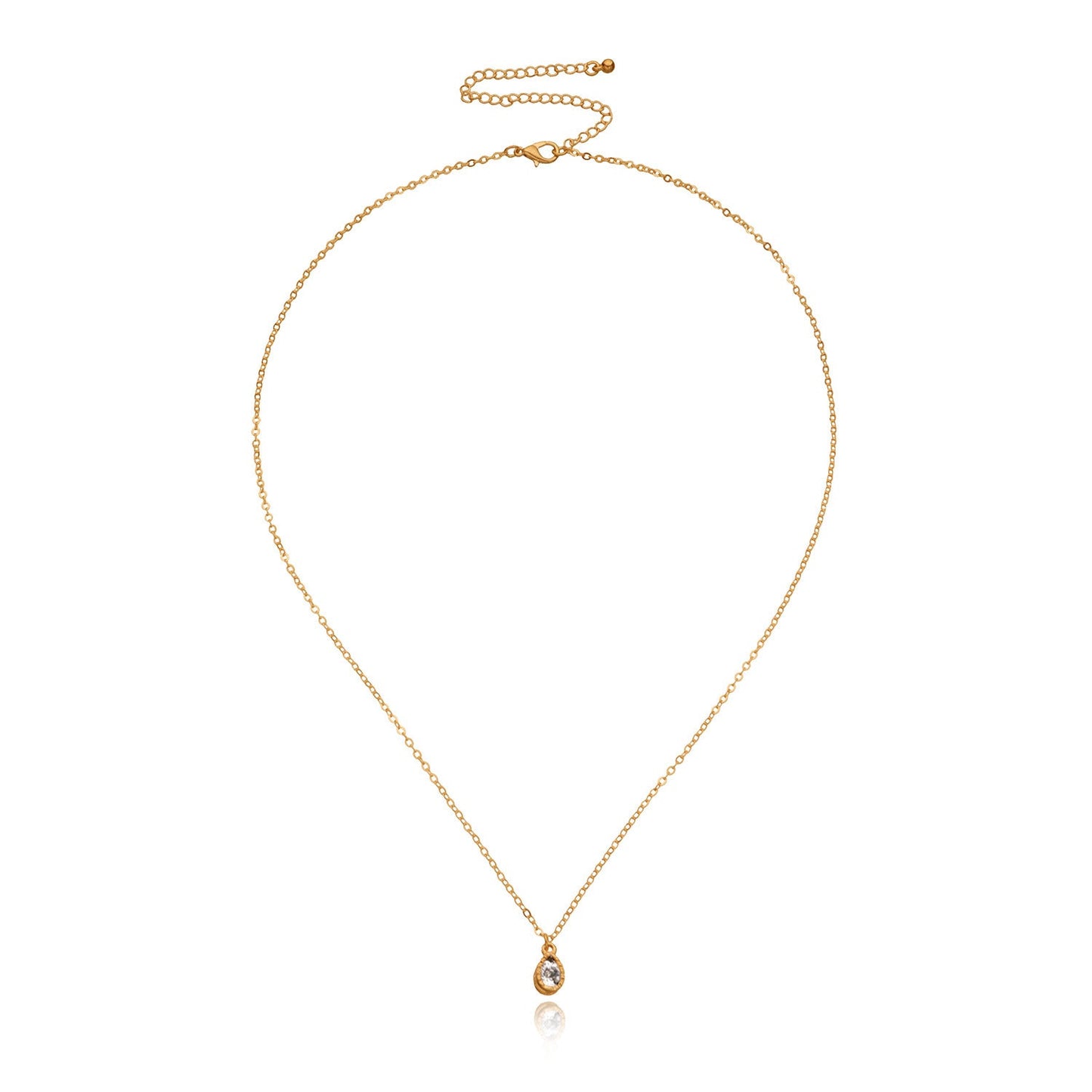 Solitaire Stone Pendant Necklace