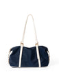 Summer contrasting shoulder bag women, versatile commuter large capacity Boston bag, top handle purse, hobo shoulder purse