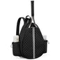 Crossbody lightweight multifunctional unisex waterproof tennis racket bag, tennis badminton backpack purse,