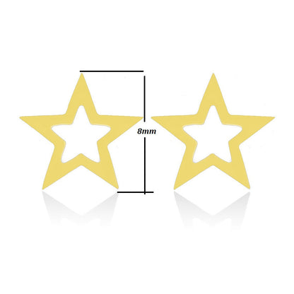 Mini Star Moon Heart Ear Studs
