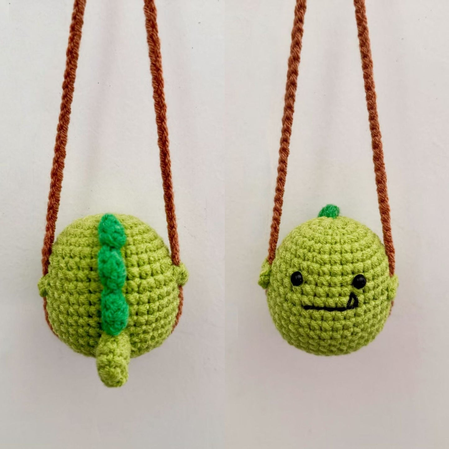 Car plant pendant Car decoration Rearview mirror pendant Creative wool in the car
